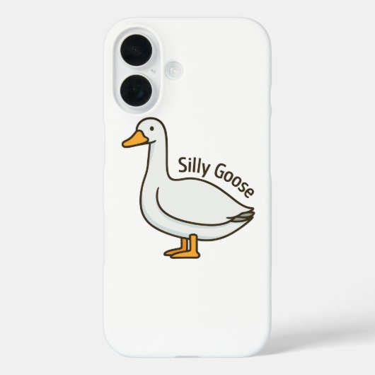 Alberne Gans Lustige Cartoon-Gans Case-Mate iPhone Hülle (Rückseite)