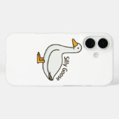 Alberne Gans Lustige Cartoon-Gans Case-Mate iPhone Hülle (Rückseite (Horizontal))