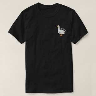 Alberne Gans Lustige Cartoon-Gans T-Shirt