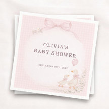 Alberne Gans Rosa Babyparty-Feier