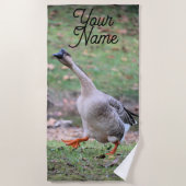 Alberne Gans Strandtuch (Vorderseite)