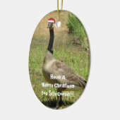 Alberne Gans-Weihnachtsverzierung Keramikornament (Links)