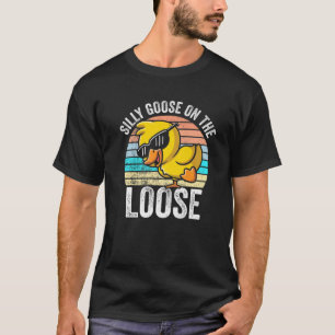 Alberne Gänse auf der Suche nach Kindermädchen T-Shirt
