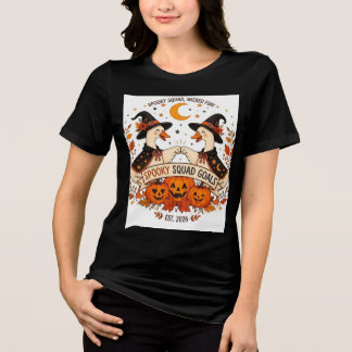Alberne Gänse Böser Spaß Gruselige Teamziele Tri-Blend Shirt