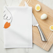 Alberne Gänse, Gänse, Gänsehaut Geschirrtuch (Viertel Falte)