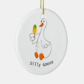 Alberne Gänse, Gänse, Gänsehaut Keramik Ornament (Rechts)