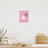 Alberne Gänse, Gänse, Gänsehaut Poster (Küche)
