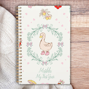 Alberne Gänse Thema Niedlich Gänse Rosa Custom Planer