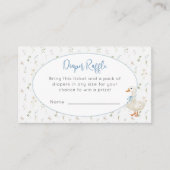 Alberne Gänse Wildblume Blaue Windeln Fahrkarte Begleitkarte (Vorderseite)