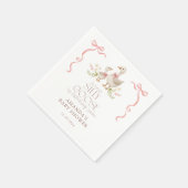 Alberne Gänsebaby-Dusche Serviette (Ecke)