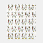 Alberne Gänsedecke Fleecedecke (Vorderseite)