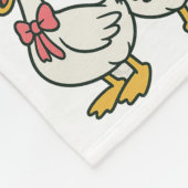 Alberne Gänsedecke Fleecedecke (Ecke)