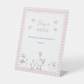 Alberne Gänsedusche Sockelschild (Vorderseite)