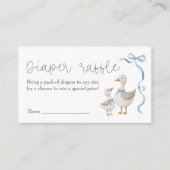 Alberne Gänsedusche Windelwanne Begleitkarte (Vorderseite)