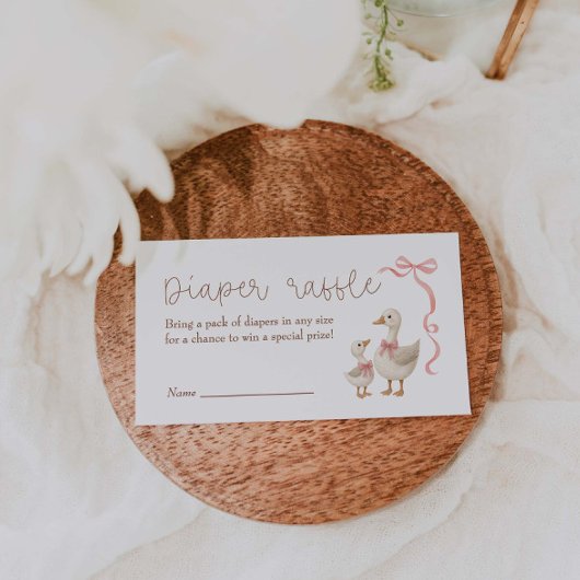 Alberne Gänsedusche Windelwanne Begleitkarte