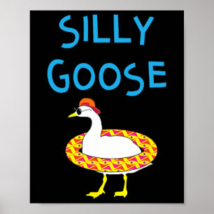Alberne Gänseduschen Halloween-Stühle und Floatie Poster