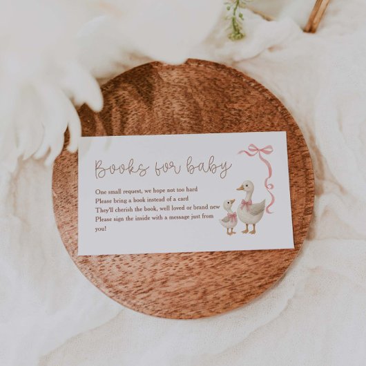 Alberne Gänseduschenbücher für Baby Begleitkarte