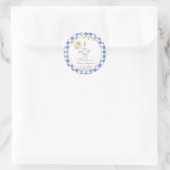 Alberne Gänsegeburt Runder Aufkleber (Tasche)