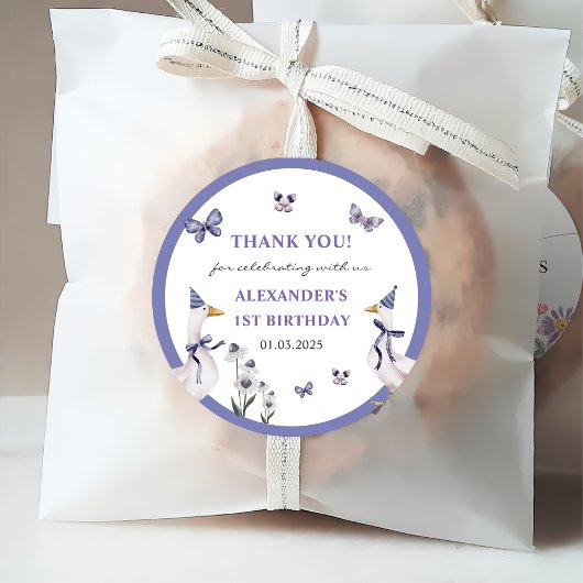 Alberne GänseGeburtstagspartei Geschenkanhänger