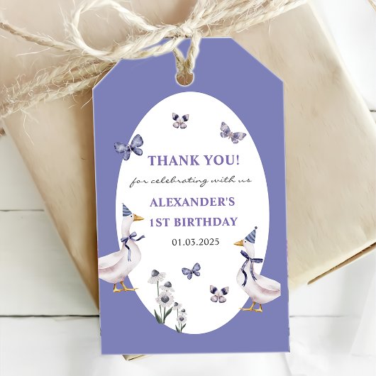 Alberne GänseGeburtstagspartei Geschenkanhänger