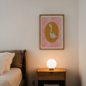 Alberne Gänsehaut - Rote Streifen Poster