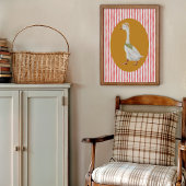 Alberne Gänsehaut - Rote Streifen Poster