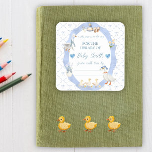 Alberne Gänsehube Kinderdusche Buchungsplatte Quadratischer Aufkleber