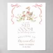 Alberne Gänsehuppe Kinderdusche Willkommen Poster (Vorne)