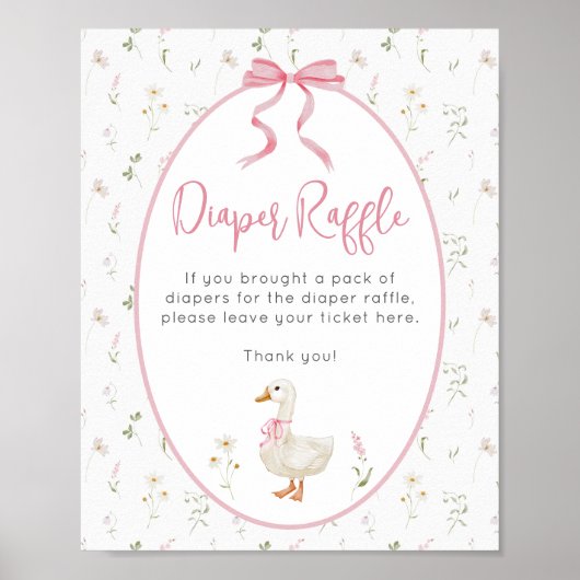 Alberne Gänsewaschmaschine Mädchen Kinderdusche Poster (Vorne)