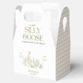 Alberne Gänsewasserfarbe Neutrale Babydusche Geschenkschachtel (Geöffnet)