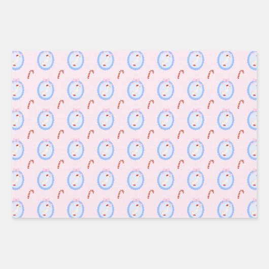 Alberne Gänseweihe Geschenkpapier Set (Vorderseite 2)