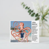 Alberne Geschichten: Der Mensch fressender Oktopus Postkarte (Stehend Vorderseite)