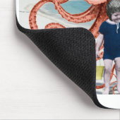 Alberne Geschichten: menschlich fressende Octopus- Mousepad (Ecke)