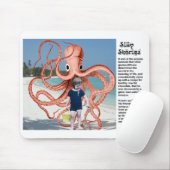 Alberne Geschichten: menschlich fressende Octopus- Mousepad (Mit Mouse)