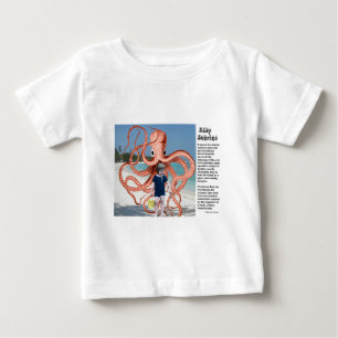 Alberne Geschichten: menschlich fressender Octopus Baby T-shirt