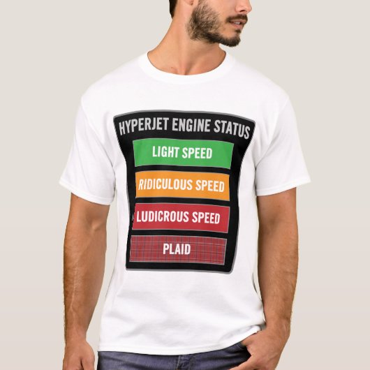 alberne Geschwindigkeit des hyperjet Motor-Status T-Shirt (Vorderseite)
