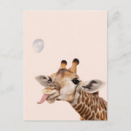 Alberne Giraffe Postkarte