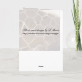 Alberne Giraffenkarte Karte (Rückseite)