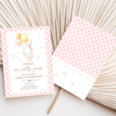 Alberne Gogham Gingham Birthday Party Einladung