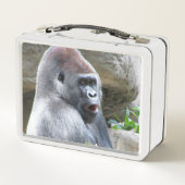 Alberne Gorilla Metal Lunchbox (Rückseite)
