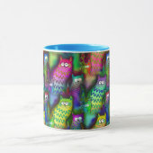 Alberne grafische Kunstkatzen Farbiger Geschenkcof Tasse (Zentrum)