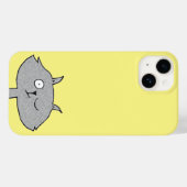 Alberne graue Katze Case-Mate iPhone Hülle (Rückseite (Horizontal))