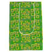 Alberne grüne Geschenktasche Mittlere Geschenktüte (Rückseite)
