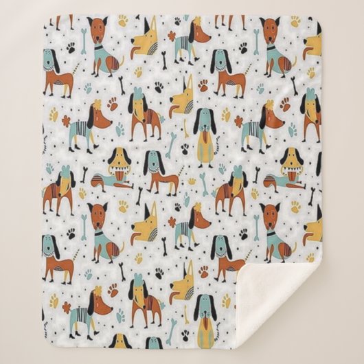 Alberne Hunde Sherpa Blanket Sherpadecke (Vorderseite)