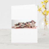 Alberne Jungen-Babys Karte (Gelbe Blume)