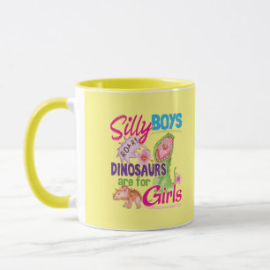Alberne Jungen Dinosaurier sind für Mädchen - Nied Tasse