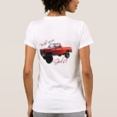 Alberne Jungen, LKWs sind für Mädchen… T-Shirt (Rückseite)