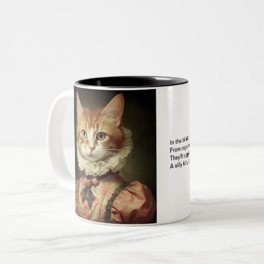 Alberne Kaffee-Tasse Zweifarbige Tasse (Vorderseite Links)