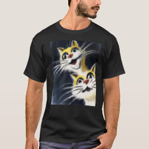 Alberne Kätzchen zwei weiße Katzen T-Shirt
