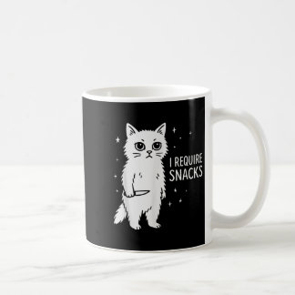 Alberne Katze Ich brauche Snacks Kaffeetasse